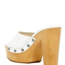 Incaltaminte Femei Michael Antonio Terbs-Pat Platform Heel White