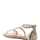 Incaltaminte Femei 14th Union Mallori Stud Sandal NATURAL SNAKE PRINT