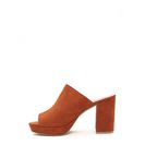 Incaltaminte Femei Forever21 Faux Suede Platform Heels Rust