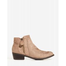 Incaltaminte Femei CheapChic Lay Low Bootie TaupeKhaki