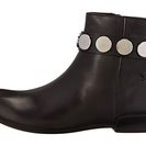 Incaltaminte Femei Costume National Flat Bootie w Stud Ankle Strap Black