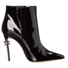 Incaltaminte Femei DSQUARED2 Ankle Boot Vernice Nero