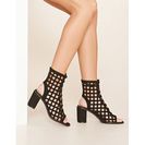 Incaltaminte Femei Forever21 Faux Suede Cutout Sandals Black