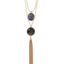 Bijuterii Femei Forever21 Faux Gem Necklace Set Blueblack
