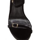 Incaltaminte Femei CheapChic Luxurious Touch Strappy Velvet Heels Black