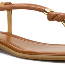 Michael Kors Holly Sandal Luggage Leather