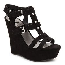 Incaltaminte Femei G by GUESS Hippo Wedge Sandal Black