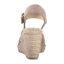 Incaltaminte Femei Soludos Crisscross Wedge Feather Gray Suede