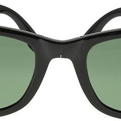 Ray-Ban Rayban Folding Wayfare Black Plastic 50mm Mens Sunglasses RB4105-60158-50 N/A