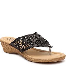 Incaltaminte Femei Spring Step Cyprus Wedge Sandal Black