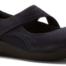 Clarks Sillian Bella Navy Synthetic Nubuck