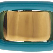 Marc by Marc Jacobs Enamel Buckle Up Ring SEA AQUA