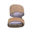 Incaltaminte Femei Johnston Murphy Nisha Slide Latte Kid SuedeGold Italian Soft Metallic Suede