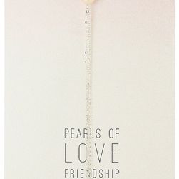Dogeared Pearls Of Large Potato Pearl Y Necklace w/Tassel Sterling Silver