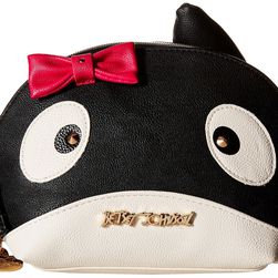 Betsey Johnson Kitsch Whale Cosmetic Black