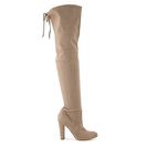 Incaltaminte Femei Steve Madden Grandeal Over The Knee Boot Taupe