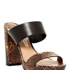Incaltaminte Femei Diane Von Furstenberg Bruges Sandal BLKTANPRT