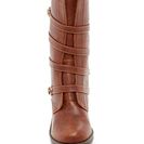 Incaltaminte Femei Chase Chloe Benson Chunky Heel Boot Cognac