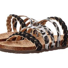 Incaltaminte Femei MUK LUKS Mary Terra Turf Sandal Grey Leopard