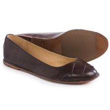 Incaltaminte Femei Frye Ember Cross Ballet Flats - Nubuck ESPRESSO (04)