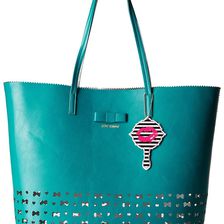 Betsey Johnson Laser Tag Tote Turquoise