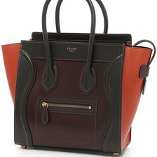 Céline Micro Luggage Bag BURGUNDY