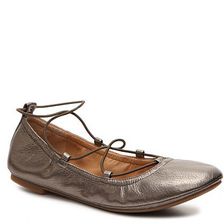 Incaltaminte Femei Lucky Brand Eaviee Ballet Flat Pewter Metallic Leather