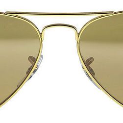 Ray-Ban Ray-Ban Aviator Gradient Brown-Silver Mirror 58 mm Ladies Sunglasses N/A