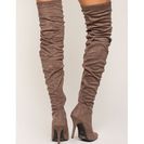 Incaltaminte Femei CheapChic Come Hither Boot TaupeKhaki