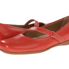 Trotters Simmy Red Soft Dull Leather