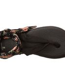Incaltaminte Femei Sanuk Yoga Slinged Up Prints BlackBlack Floral