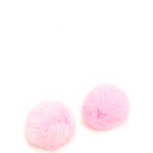 Accesorii Femei CheapChic Fur Sure Pom-pom Shoe Accessories Pink