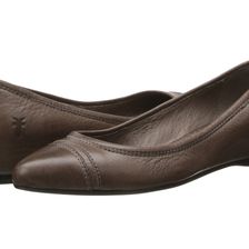 Frye Alicia Ballet Grey Soft Vintage Leather