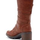 Incaltaminte Femei Chase Chloe Benson Chunky Heel Boot Cognac