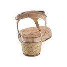 Incaltaminte Femei Vaneli Kiliana Nude Krinkle PatentGold Buckle