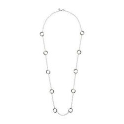 Bijuterii Femei LAUREN Ralph Lauren 34quot Small Twist Link Stations Necklace Silver