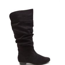 Incaltaminte Femei CheapChic Ditch Day Faux Suede Boots Black