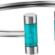 Michael Kors Color Block Bracelet Silver/Turquoise