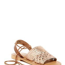 Incaltaminte Femei Kenneth Cole Reaction Zoom Out Lace-Up Sandal Gold