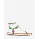 Incaltaminte Femei CheapChic Cloudy Skies Are Gray Sandal White Prt