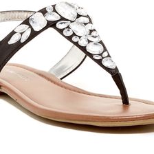 Rampage Jessee Jeweled Sandal Black