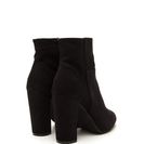 Incaltaminte Femei CheapChic High Standards Faux Suede Booties Black