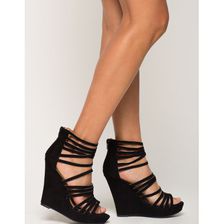Incaltaminte Femei CheapChic New Heights Wedge Black