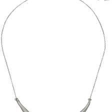 Karen Kane New Moon Collar Necklace Silver