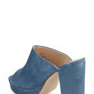 Incaltaminte Femei Steve Madden Stonnes Platform Sandal Women BLUE SUEDE