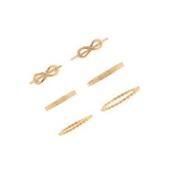 Bijuterii Femei Forever21 Mixed Midi Ring Set Gold