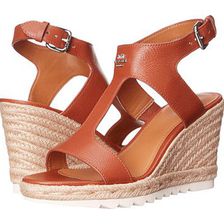 Incaltaminte Femei COACH Leeanne Saddle Pebble Grain Leather