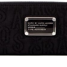 Marc by Marc Jacobs Pretty Core Nylon Zip-Around Wallet BLACK