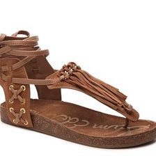 Incaltaminte Femei Sam Edelman Kyra Flat Sandal Cognac