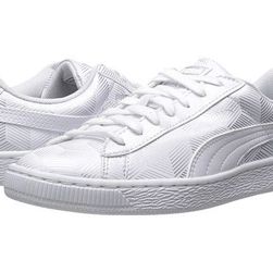 Incaltaminte Femei PUMA Basket Classic Metallic White